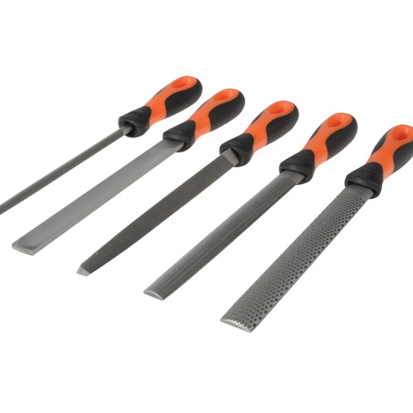 BAHCO ERGO™ Engineering File & Rasp Set, 5 Piece