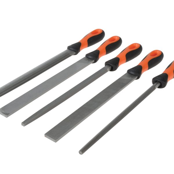 BAHCO 250mm (10in) ERGO™ Engineering File Set, 5 Piece