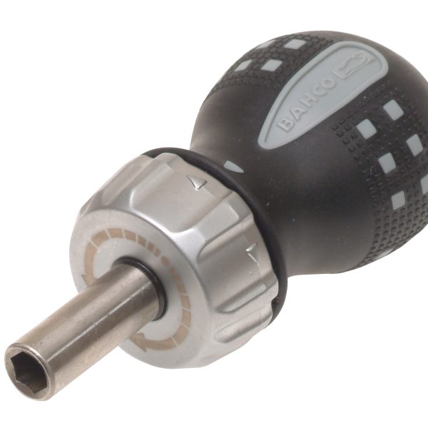 BAHCO 808050S Stubby Ratchet Screwdriver