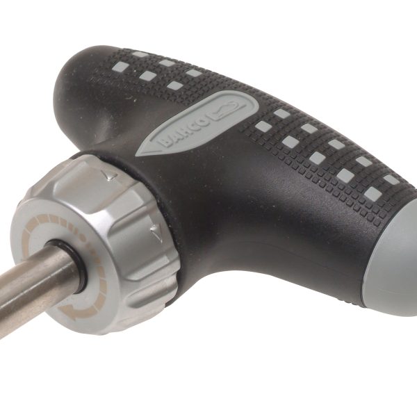 BAHCO 808050TS Stubby Ratchet Screwdriver T-Handle