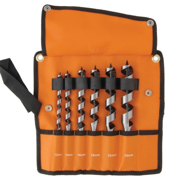 BAHCO 9526 Combination Wood Auger Bit Set, 6 Piece 10-25mm