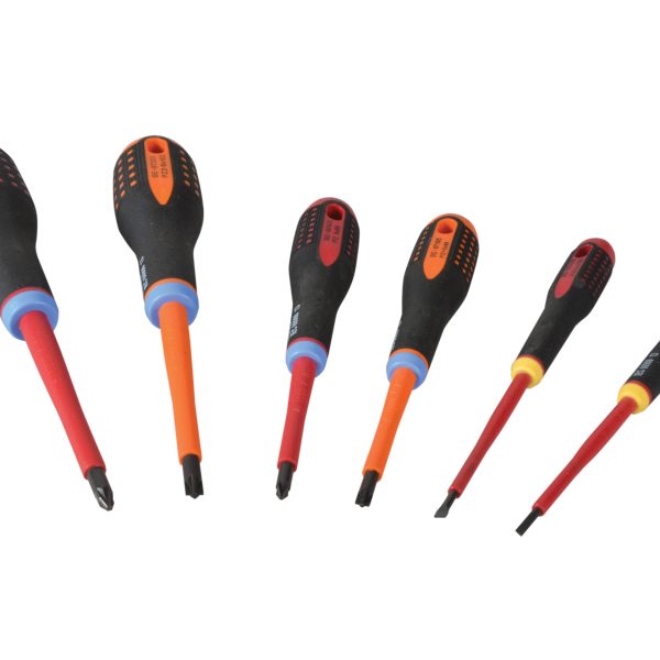 BAHCO Mixed Insulated ERGO™ Screwdriver Set, 6 Piece