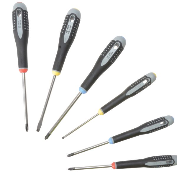 BAHCO BE-9886 ERGO™ Screwdriver Set, 6 Piece