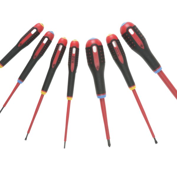 BAHCO BE-9888S VDE ERGO™ Screwdriver Set, 7 Piece
