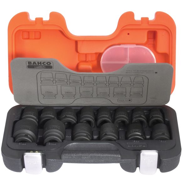 BAHCO D/S14 Impact Socket 14 Piece Set 1/2in Square Drive