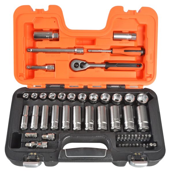 BAHCO S330L Socket Set of 53 Metric 3/8in Deep Drive + 1/4in Accessories
