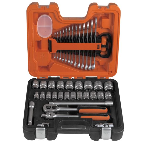 BAHCO S400 Socket & Spanner Set of 40 Metric 1/2in Drive