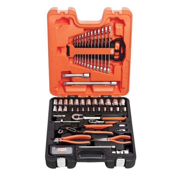 BAHCO S81MIX Socket Spanner & Pliers Set Metric 1/4 & 1/2in Drive