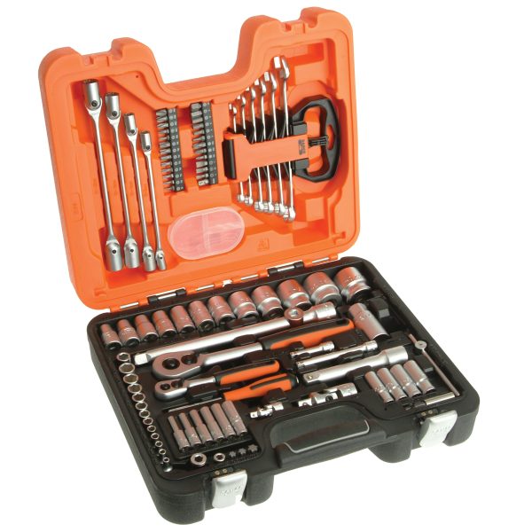 BAHCO S910 Socket & Spanner Set of 92 Metric & AF 1/4 & 1/2in Drive