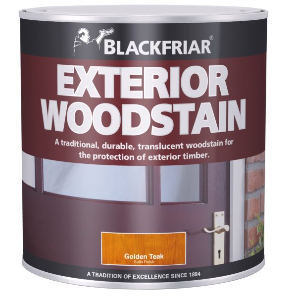 BLACKFRIAR Traditional Exterior Woodstain Golden Teak 1 litre