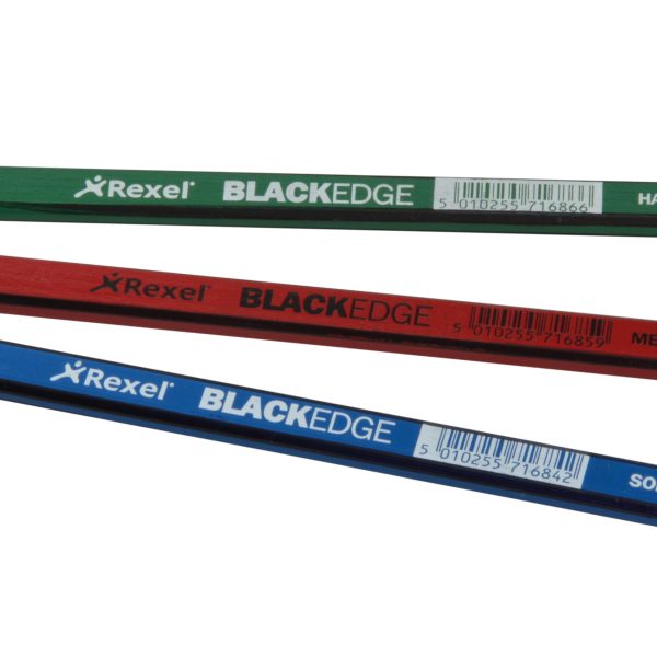 BLACKEDGE Carpenter's Pencils - Assorted (Card 12)