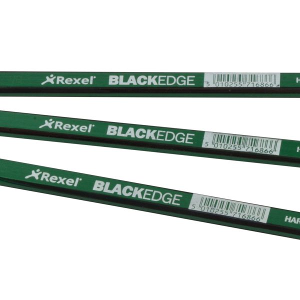 BLACKEDGE Carpenter's Pencils - Green / Hard (Card 12)