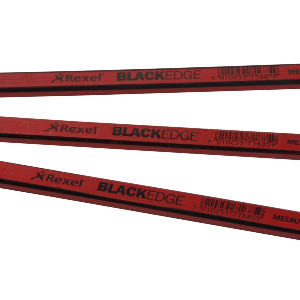 BLACKEDGE Carpenter's Pencils - Red / Medium (Card 12)