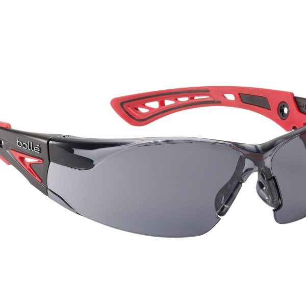 BOLLE SAFETY RUSH+ PLATINUM® Safety Glasses - Smoke