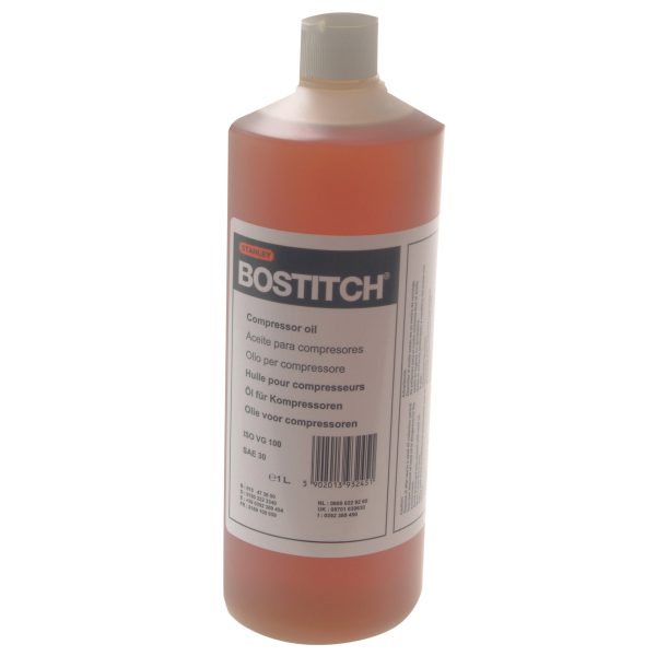 BOSTITCH ISOVG100 SAE 30 1litre Compressor Oil