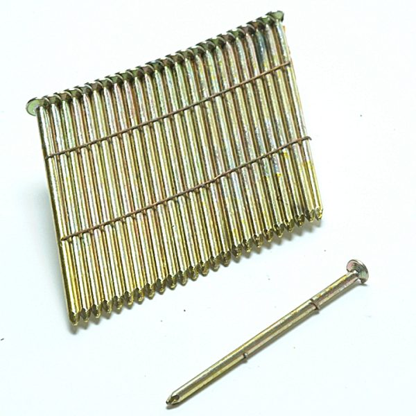 BOSTITCH 28° Galvanised Smooth Shank Stick Nails 3.1 x 90mm (Pack 2000)