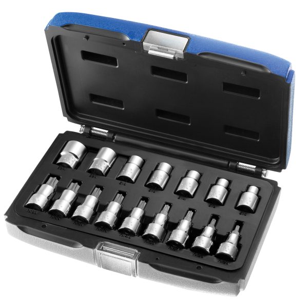 EXPERT Socket Set of 16 TORX 1/2in Drive