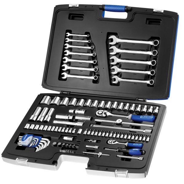 EXPERT Socket & Spanner Set of 101 Metric 1/4 & 1/2in Drive