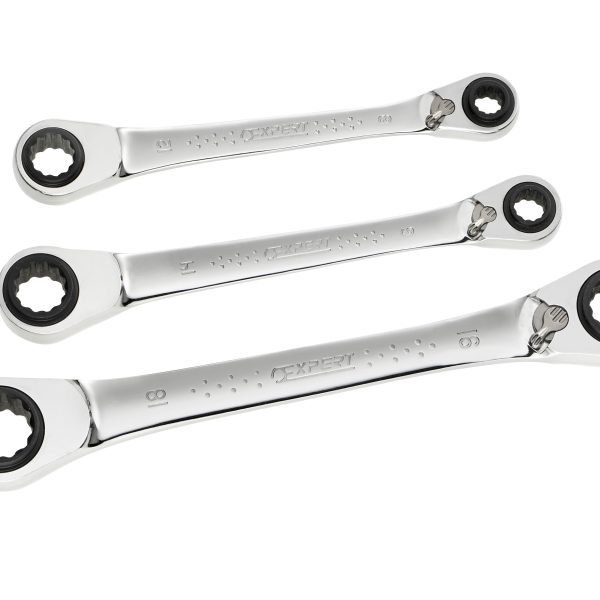 EXPERT Quadbox Spanner Set, 3 Piece