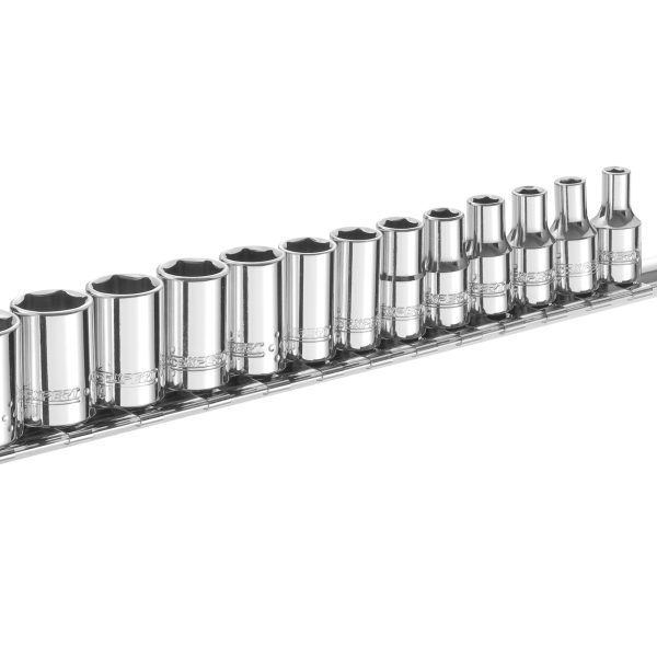 EXPERT Socket Set of 13 Metric 1/4in Drive
