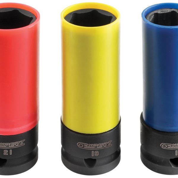 EXPERT Deep Impact Socket 1/2in Drive Set of 3