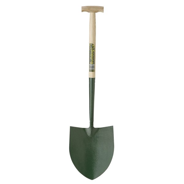 BULLDOG 5RM2T Solid Socket Shovel Round No.2 T Handle