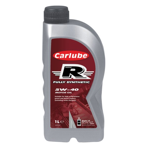 CARLUBE Triple R 5W-40 Fully Synthetic Oil 1 litre