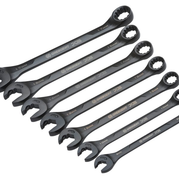 X6™ Open End Ratcheting Spanner Set, 7 Piece