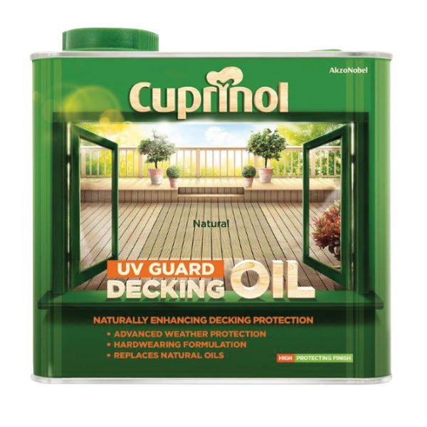 CUPRINOL  UV Guard Decking Oil Natural 2.5 litre