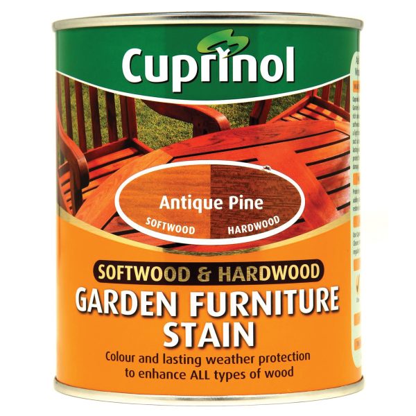 CUPRINOL  Softwood & Hardwood Garden Furniture Stain Antique Pine 750ml