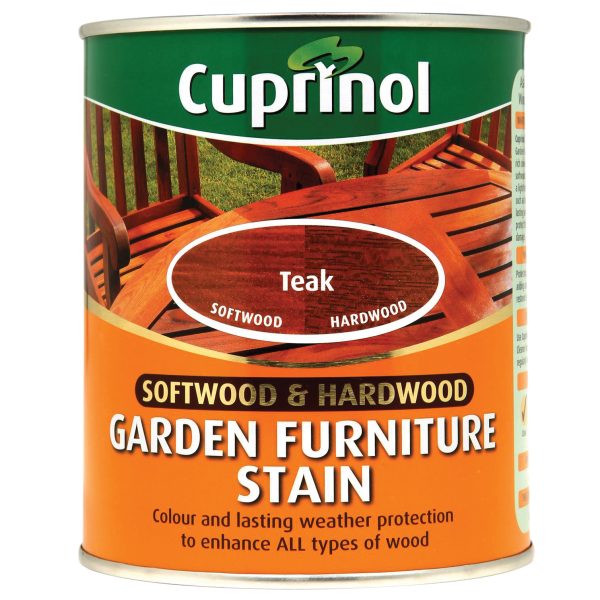 CUPRINOL  Softwood & Hardwood Garden Furniture Stain Teak 750ml