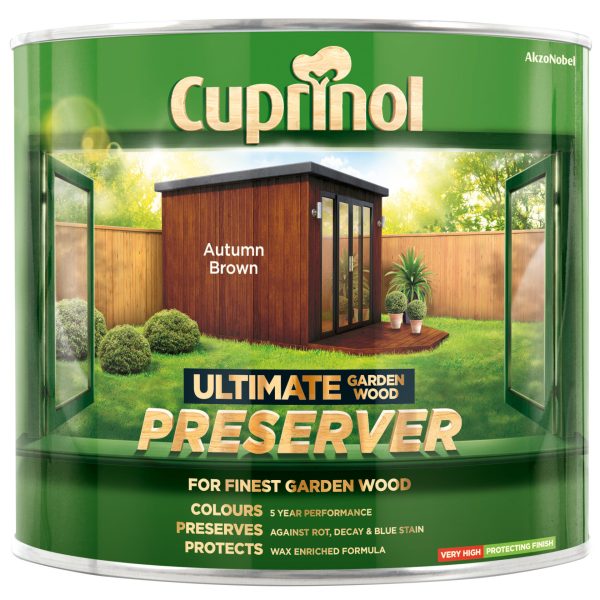 CUPRINOL  Ultimate Garden Wood Preserver Autumn Brown 1 litre