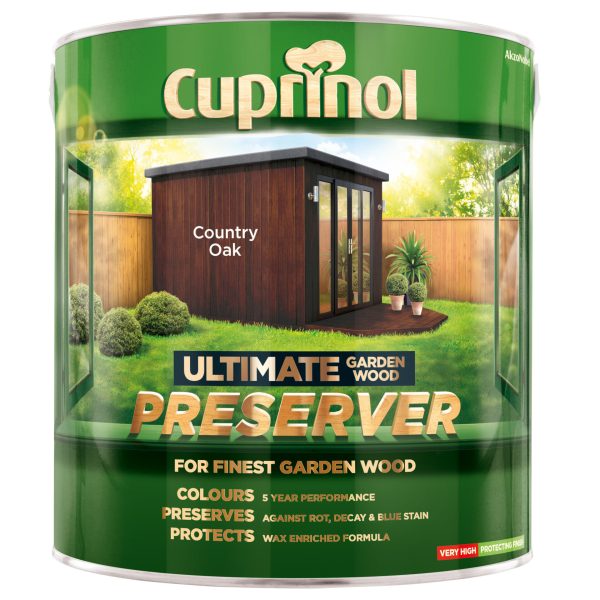 CUPRINOL  Ultimate Garden Wood Preserver Country Oak 4 litre