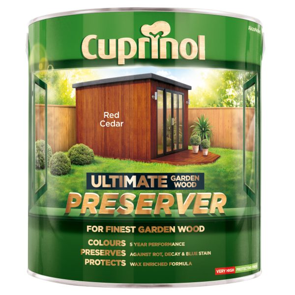 CUPRINOL  Ultimate Garden Wood Preserver Red Cedar 4 litre