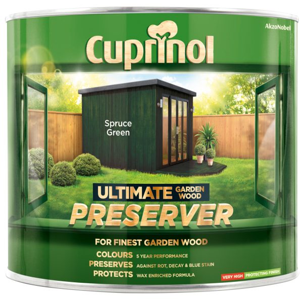 CUPRINOL  Ultimate Garden Wood Preserver Spruce Green 1 litre