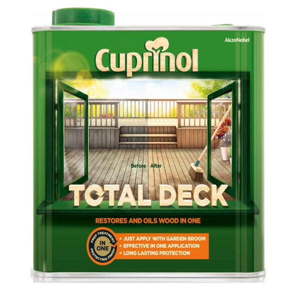 CUPRINOL  Total Deck Restore & Oil Wood Clear 2.5 litre