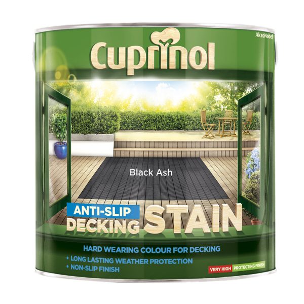 CUPRINOL  Anti-Slip Decking Stain Black Ash 2.5 litre