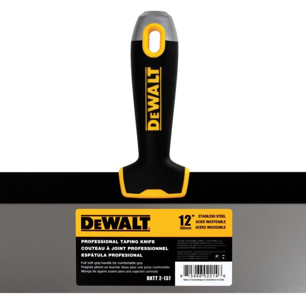 DEWALT  Soft Grip Taping Knife 300mm (12in)