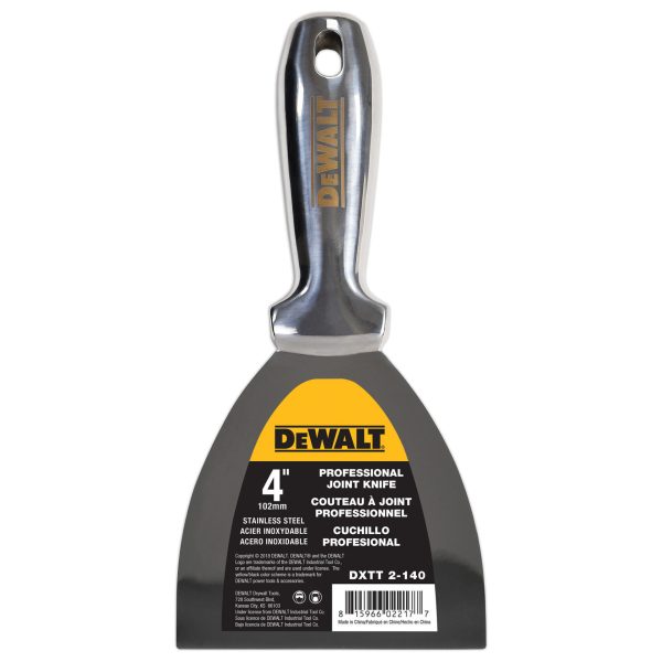 DEWALT  Stainless Steel Jointing/Filling Knife 100mm (4in)