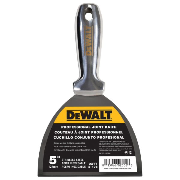 DEWALT  Stainless Steel Jointing/Filling Knife 125mm (5in)
