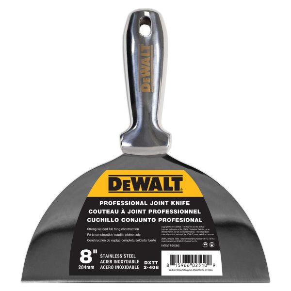 DEWALT  Stainless Steel Jointing/Filling Knife 200mm (8in)