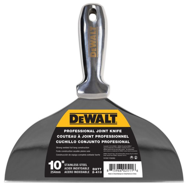 DEWALT  Stainless Steel Jointing/Filling Knife 250mm (10in)