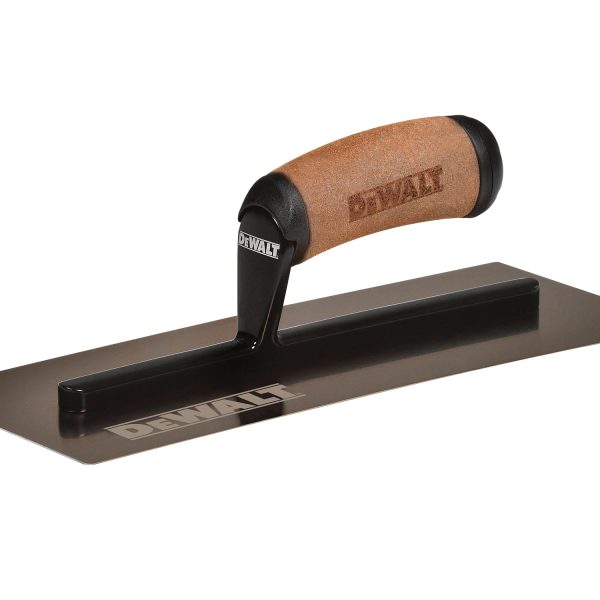 DEWALT  Curved Gold Stainless Steel Finishing Trowel 12in