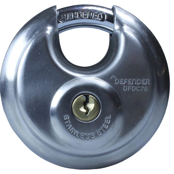 DEFENDER Discus Padlock 70mm Keyed Alike