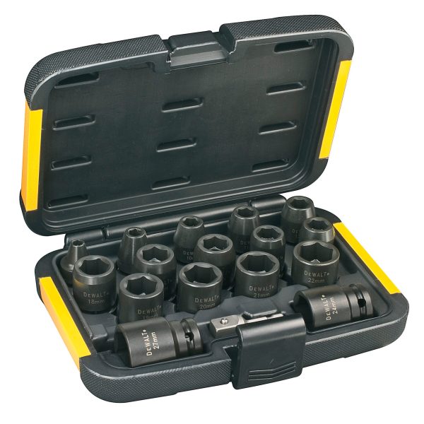 DEWALT DT7506-QZ Impact Socket Set, 17 Piece