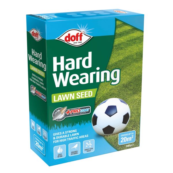 DOFF Hard Wearing Lawn Seed 500g