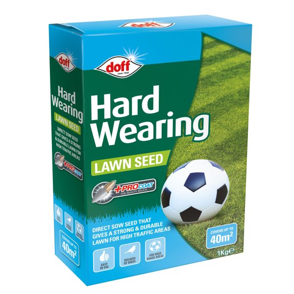 DOFF Hard Wearing Lawn Seed 1kg