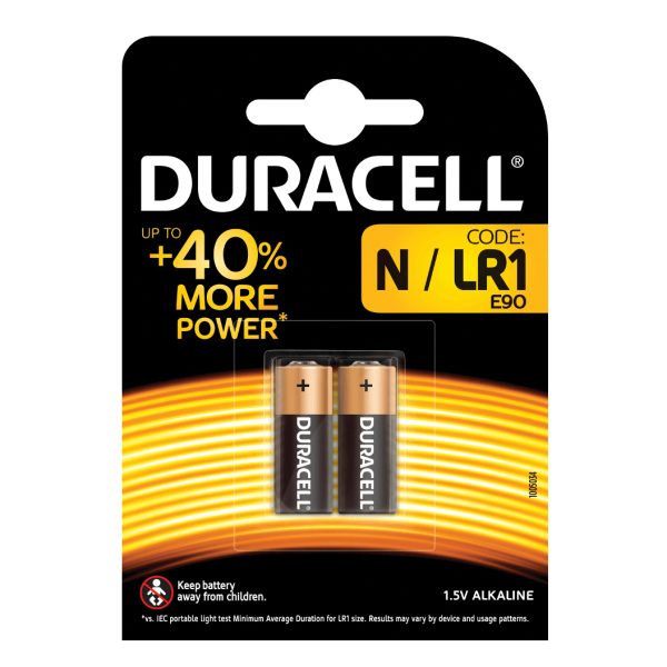 DURACELL LR1 Electronic Battery (Pack 2)