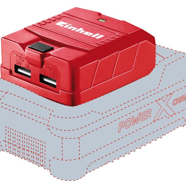 EINHELL TE-CP 18 Li USB-Solo Power X-Change Battery Adaptor 18V Li-ion