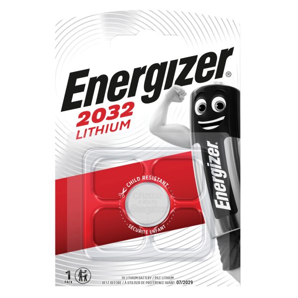 ENERGIZER® CR2032 Coin Lithium Battery (Single)